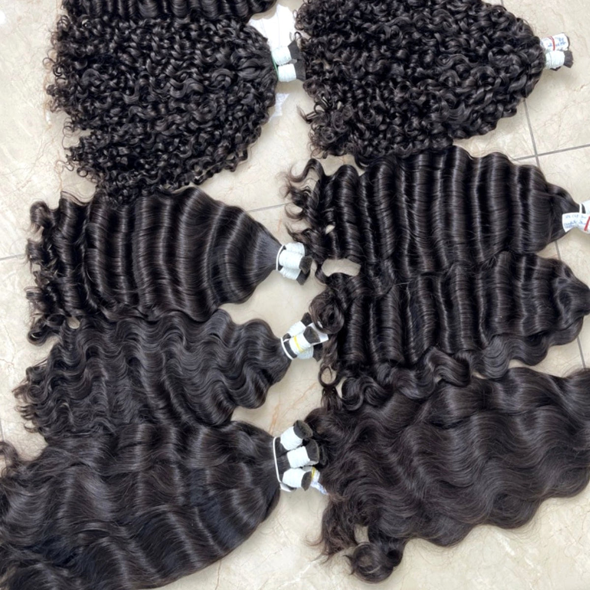 ZYRA Raw Curly Vietnamese hair bundle