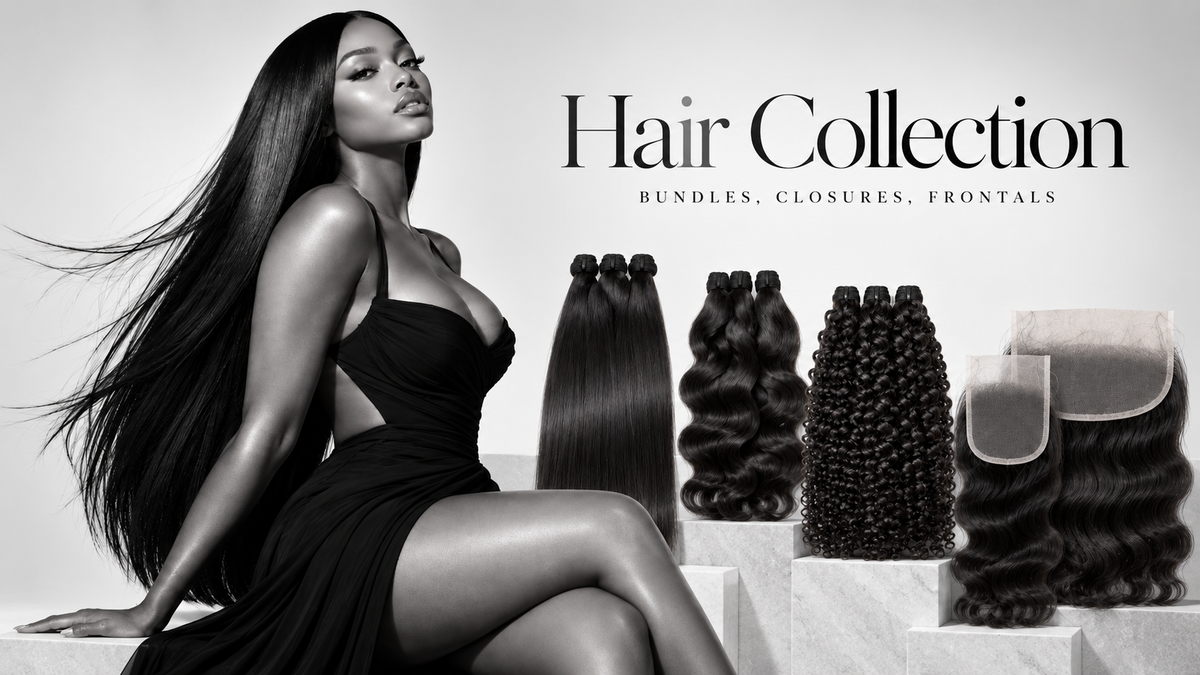 ZYRA Hair Collection bundles closures and frontals